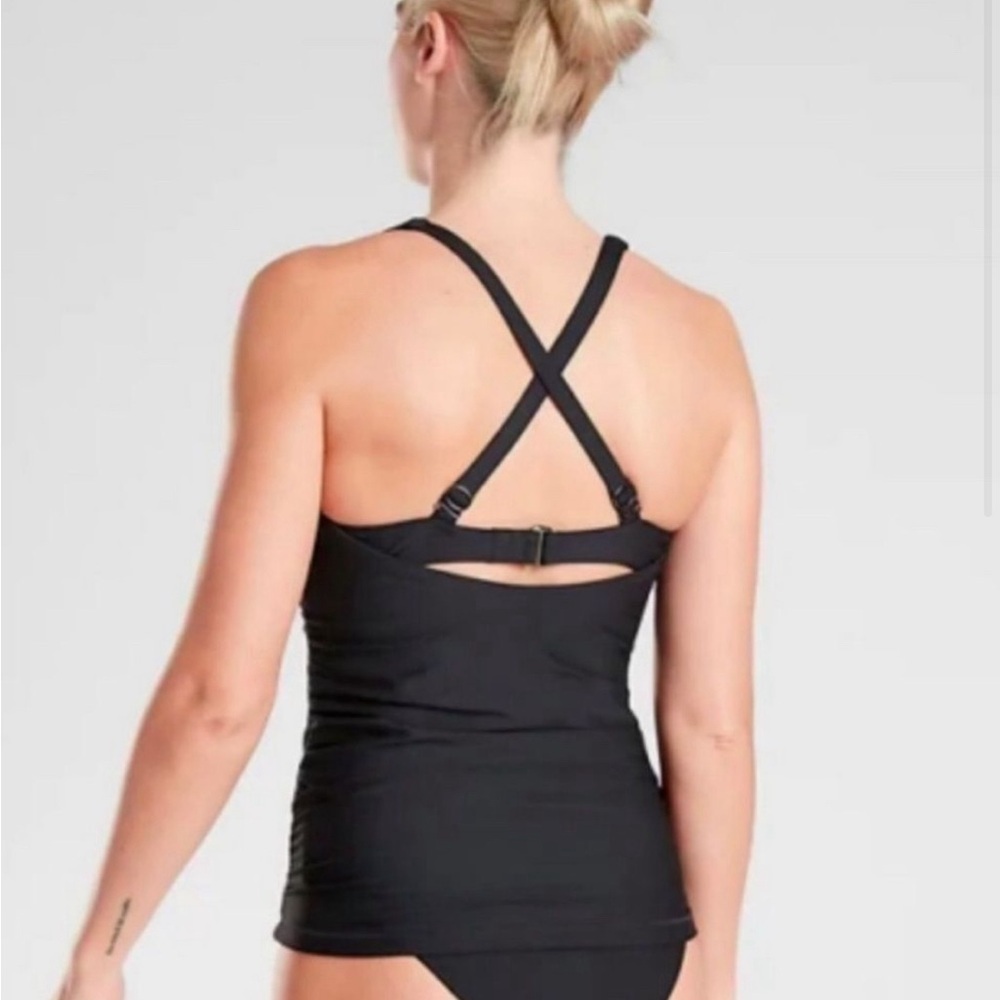 NWT Athleta Square Neck Bra Cup Tankini size 32D/DD - Picture 2 of 6